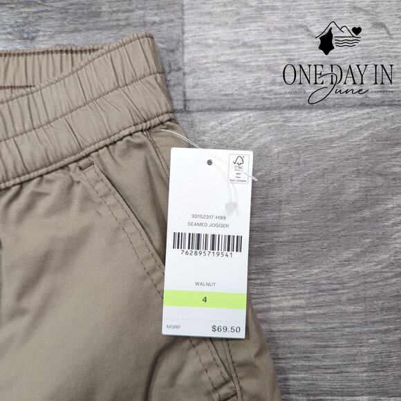 Anne Klein Drawstring Jogger Pants Size 4 - Picture 2 of 6